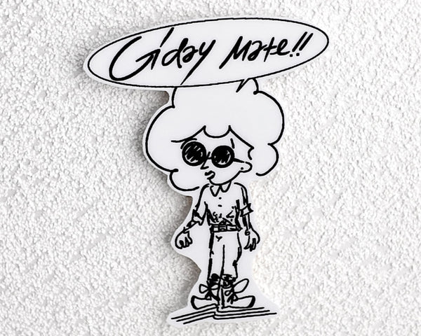 G’day Afro! _sticker