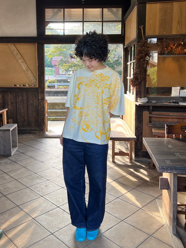 Inside of Afro-chan's brain! Tshirt【YELLOW】
