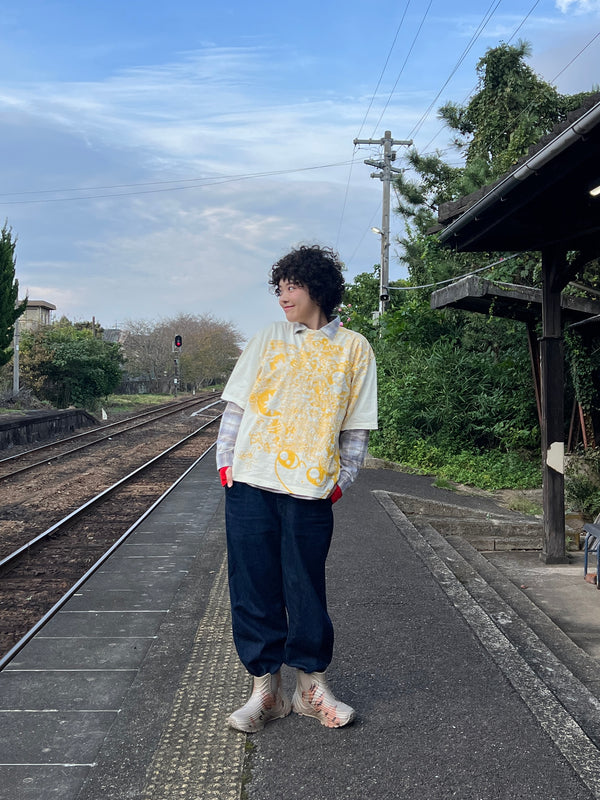 Inside of Afro-chan's brain! Tshirt【YELLOW】